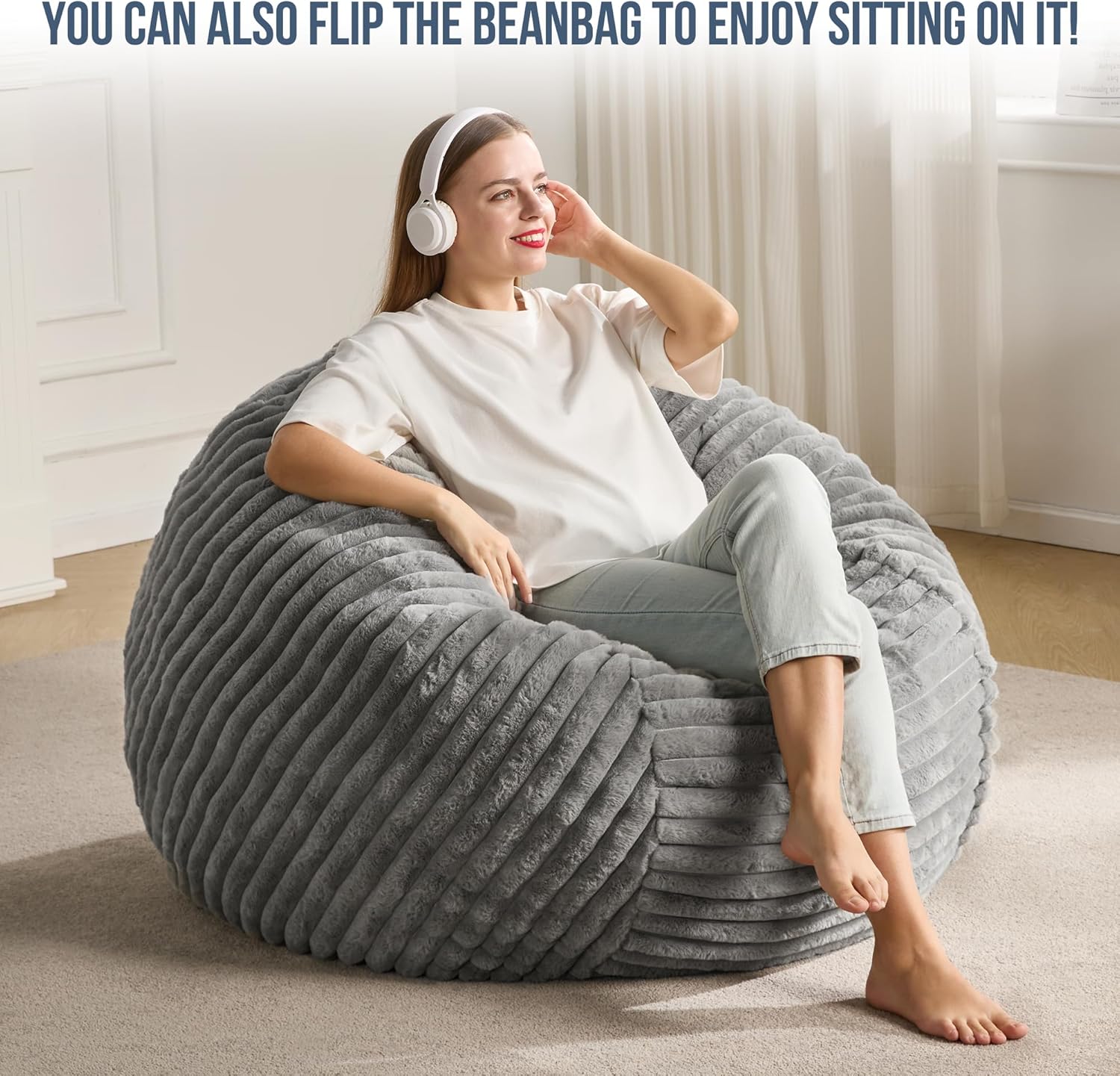 Bean Bag Chair for Living Room Bedroom