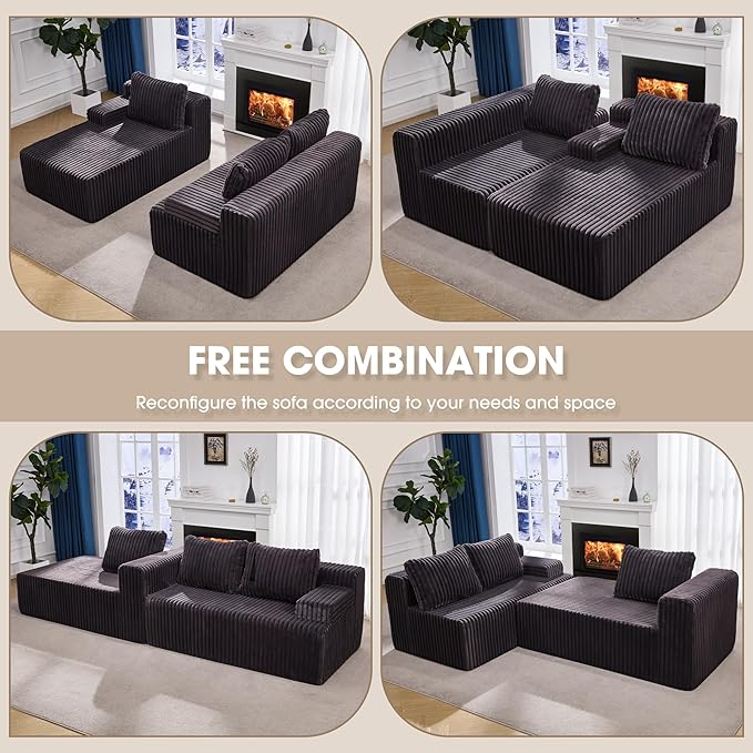 Modular Sectional Sofa Couches L-Shape